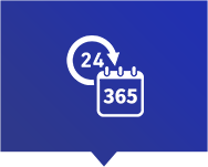 24時間365日